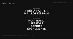 Desktop Screenshot of noirbasic.com